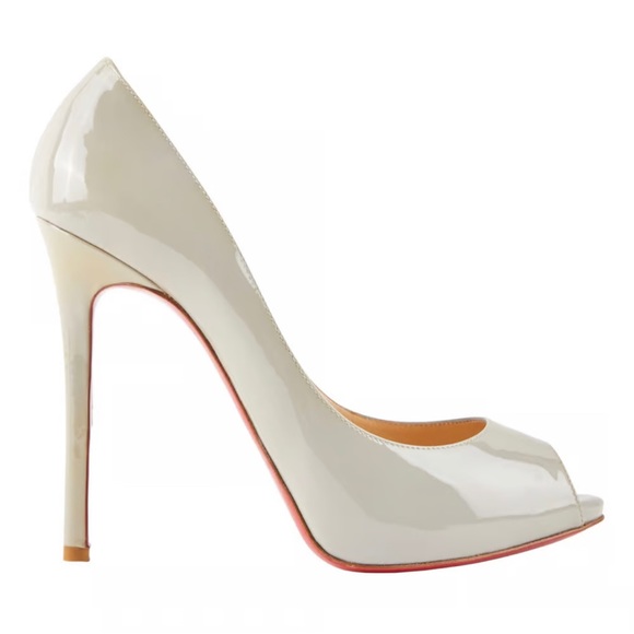 CHRISTIAN LOUBOUTIN Very Privé Patent Leather Heels - Picture 2 of 9
